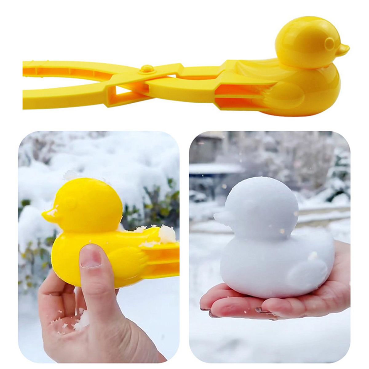 1 Set Snowball Toy Winter Outdoor Snowball Maker Mold Kit