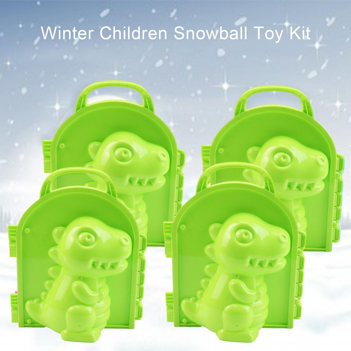 1 Set Snowball Toy Winter Outdoor Snowball Maker Mold Kit