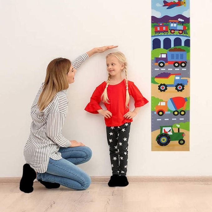 Growth Chart For Kids 12.2 X 57in For Room Decoration Children Boys