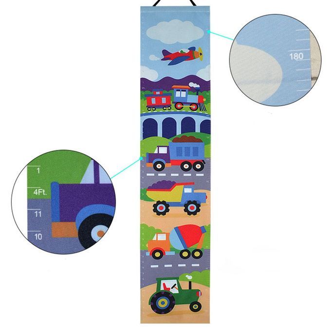 Growth Chart For Kids 12.2 X 57in For Room Decoration Children Boys