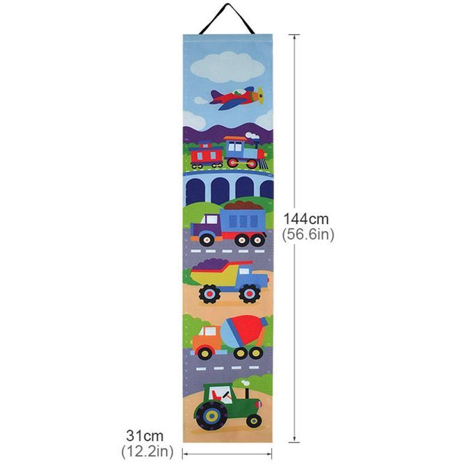 Growth Chart For Kids 12.2 X 57in For Room Decoration Children Boys