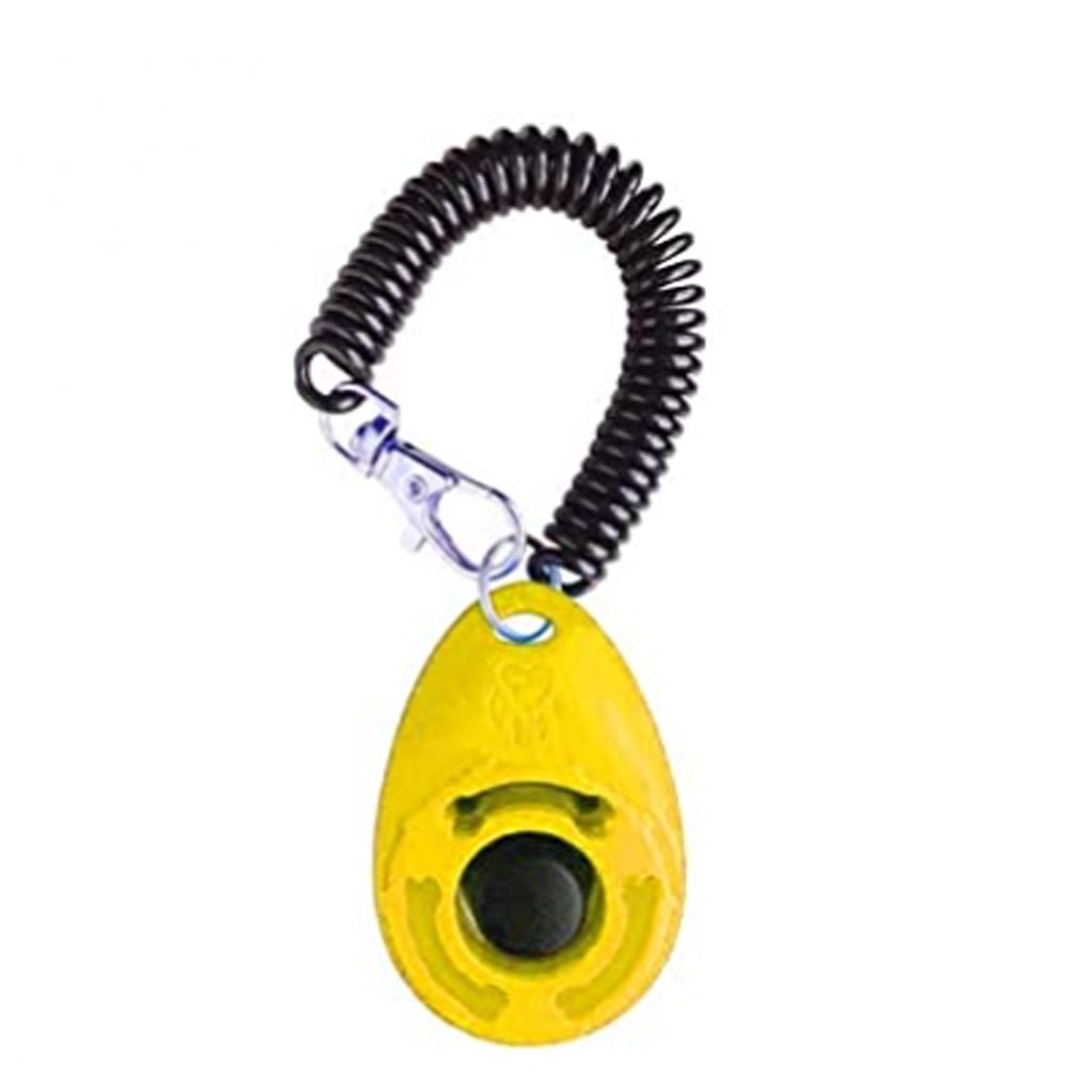 Dog Training  Pet Training Clicker Adjustable Product Yellow