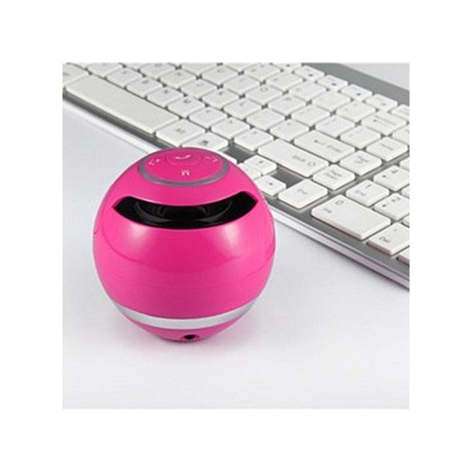 Round Shape Wireless B*luetooth Speaker Portable Music Player FM Transmitter HT-S