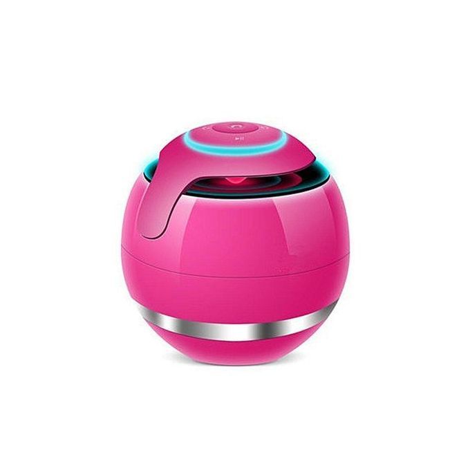 Round Shape Wireless B*luetooth Speaker Portable Music Player FM Transmitter HT-S