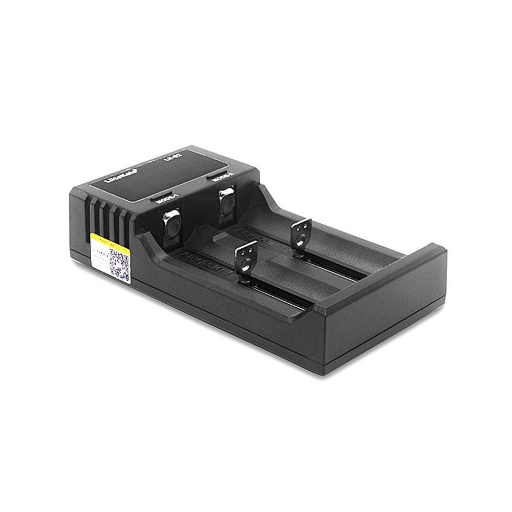 Liitokala Lii-S2 Battery Charger LCD 2 Slots for 18650 26650 21700 18350 AA AA Lithium NiMH Battery Auto-polarity Detector Charger