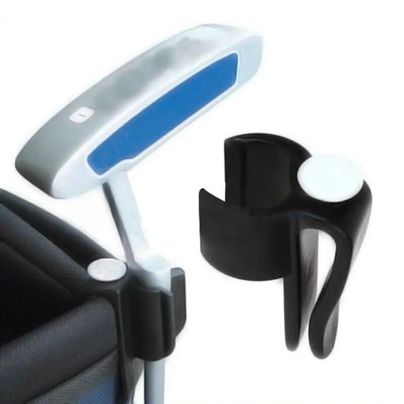 Golf Bag Clip On Putter Clamp Holder Putting Organizer Club Ball Marker YS-BUY