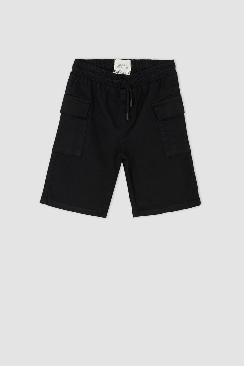Boy Woven Short - Black