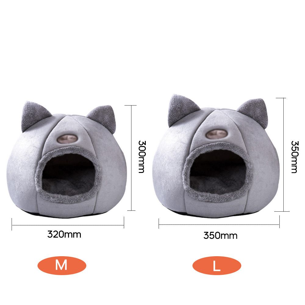 Warm Cat Bed Winter Soft Comfortable Pet Nest Indoor
