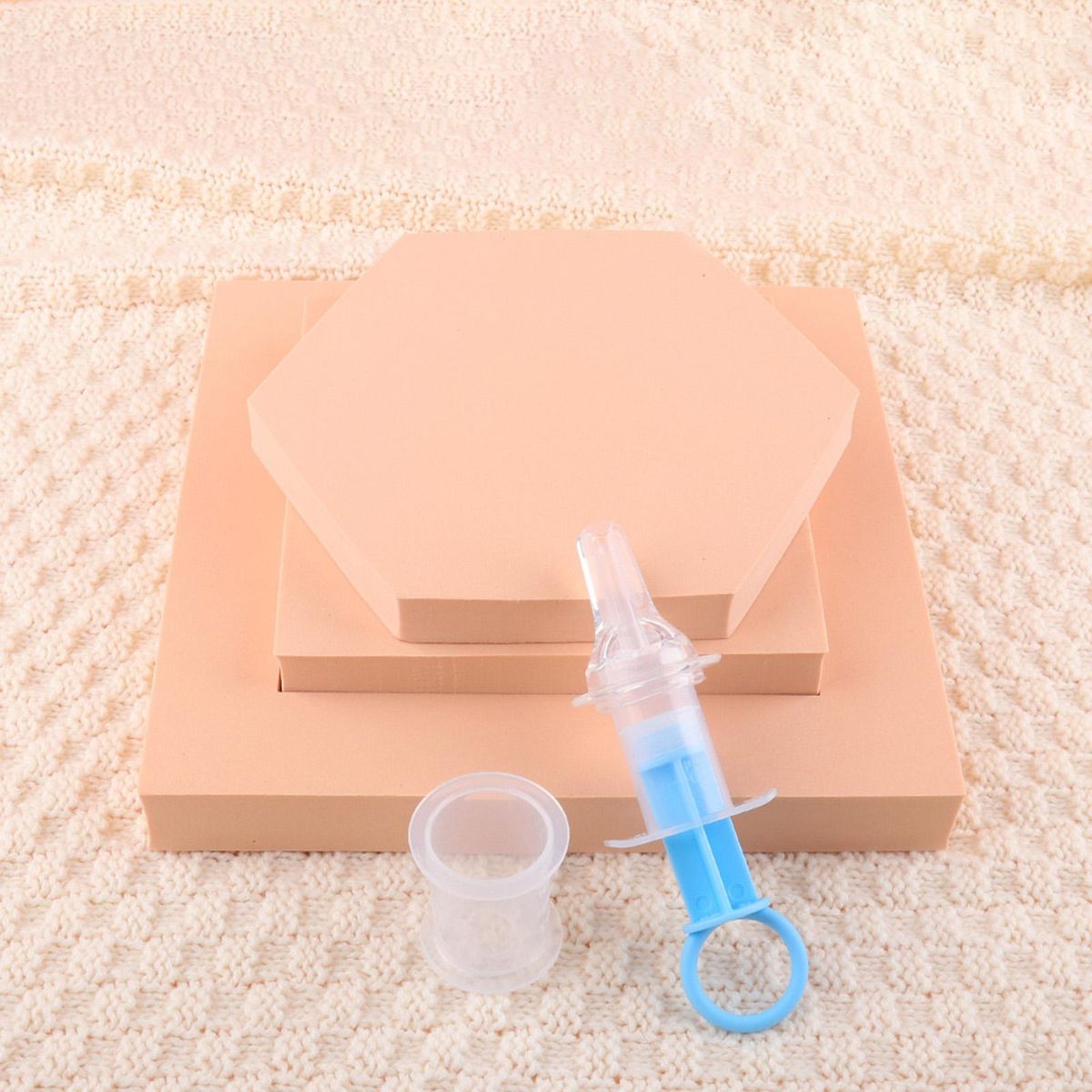 Pet Feeding Tube Cat Dog Feeding Oral Syringe Blue