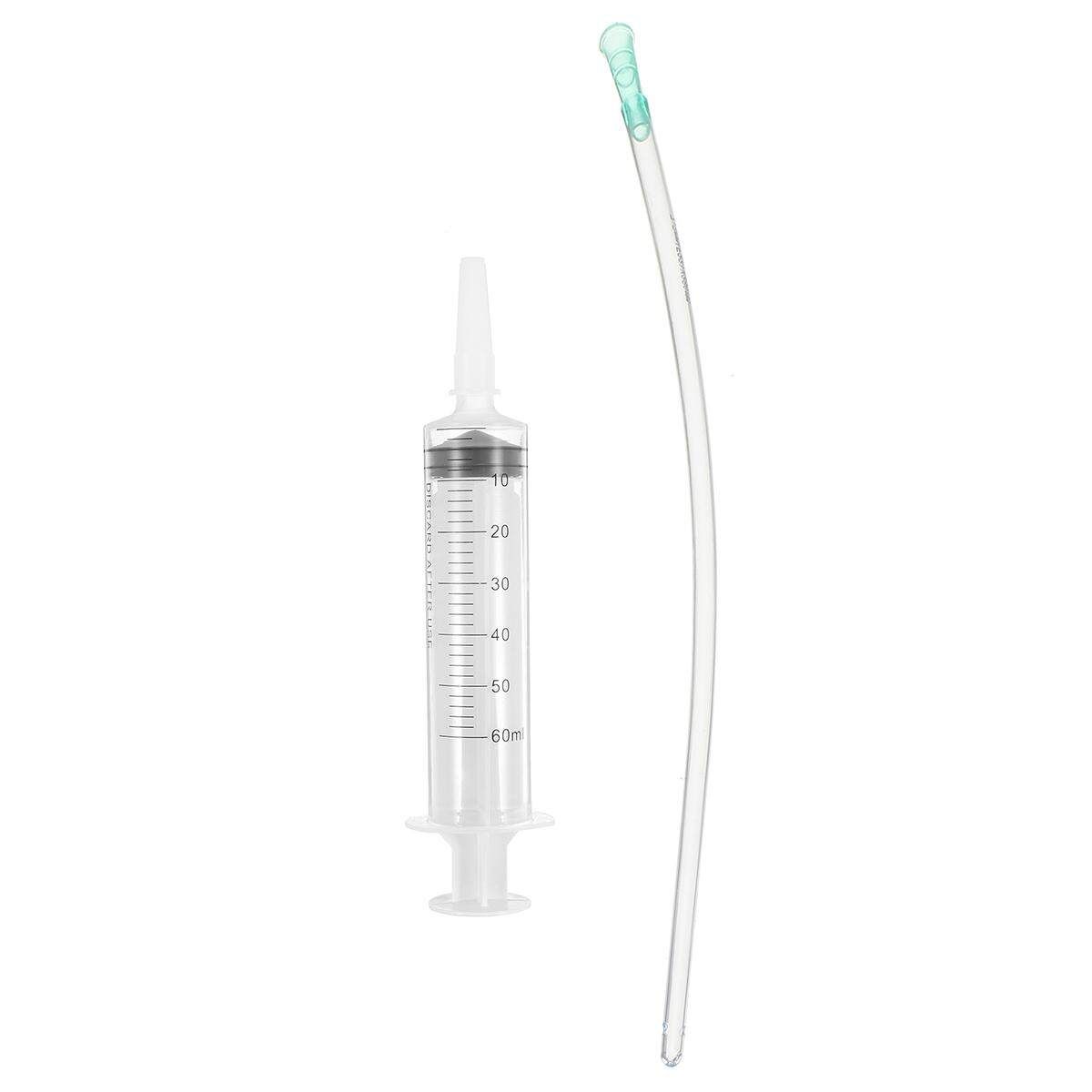 NET TEX LAMB COLOSTRUM FEEDER SYRINGE & LATEX TUBE 60 ML SHEEP Lambing