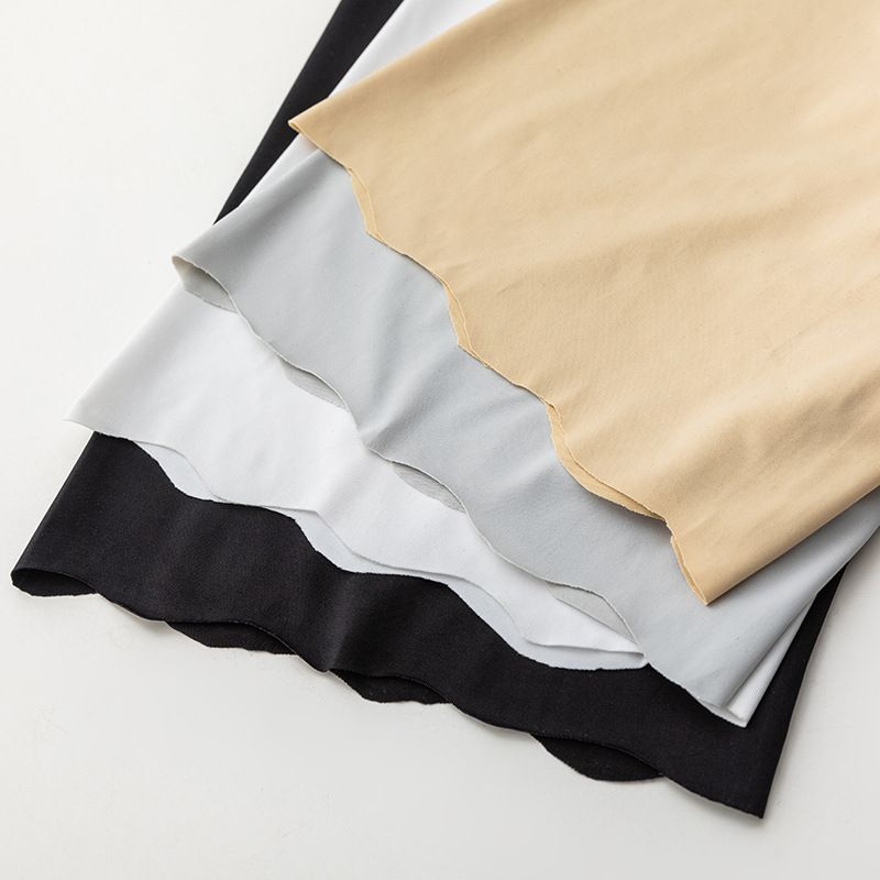 Seamless Ice Silk Safety Short Pants Women Thin Plus Size High Waist Under Skirt Boxers Panties Anti Rub Thigh Safety Shorts(#Beige Safety Shorts)