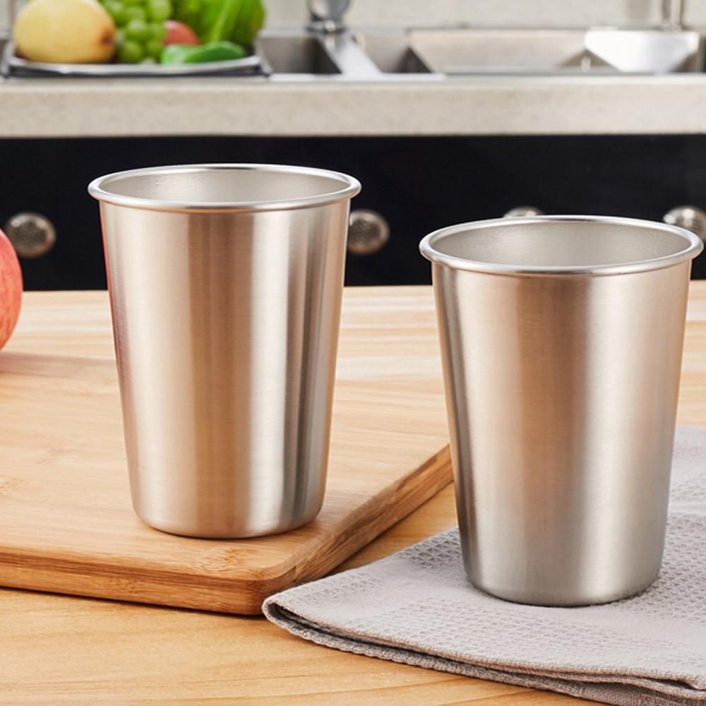 5pcs/set Good Quality 304 Stainless Steel Beer Cup Wine Cup Unbreakable Kid's Drinking Cup Beer Pint Cups
