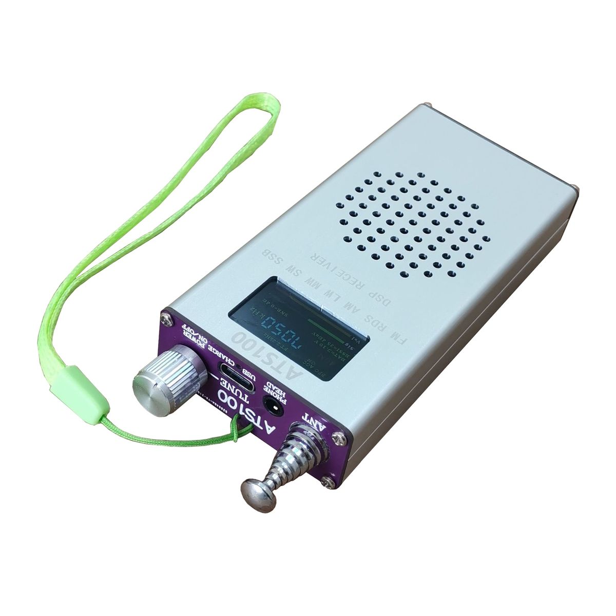 Arrival Portable  ATS100 SI4732 All Band Receiver FM RDS AM LW MW SW SSB DSP Radio With Battery