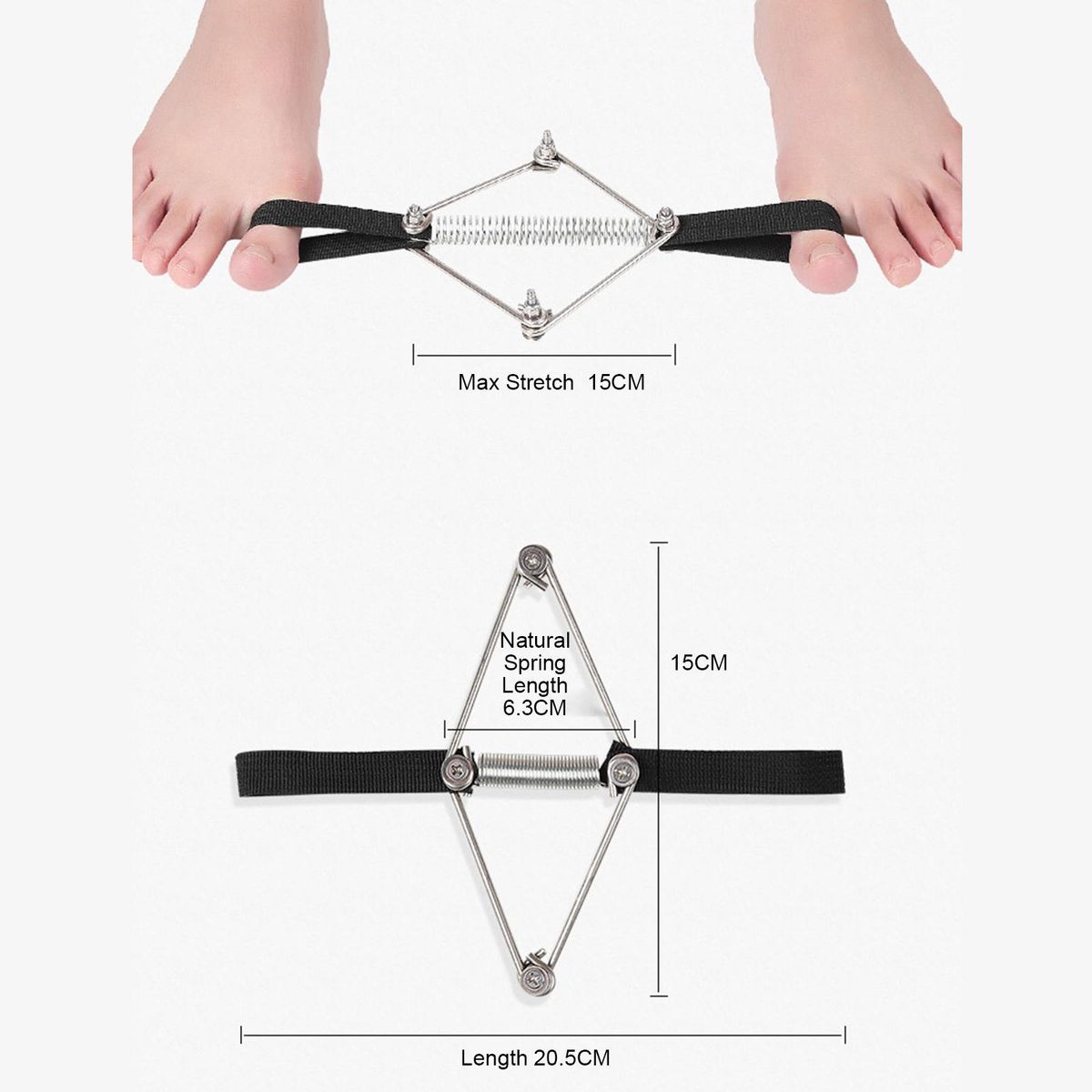 Toe Corrector Bunion Toe Straightener Big Toe Strap Bunion Relief Toe Stretcher Alignment Corrector