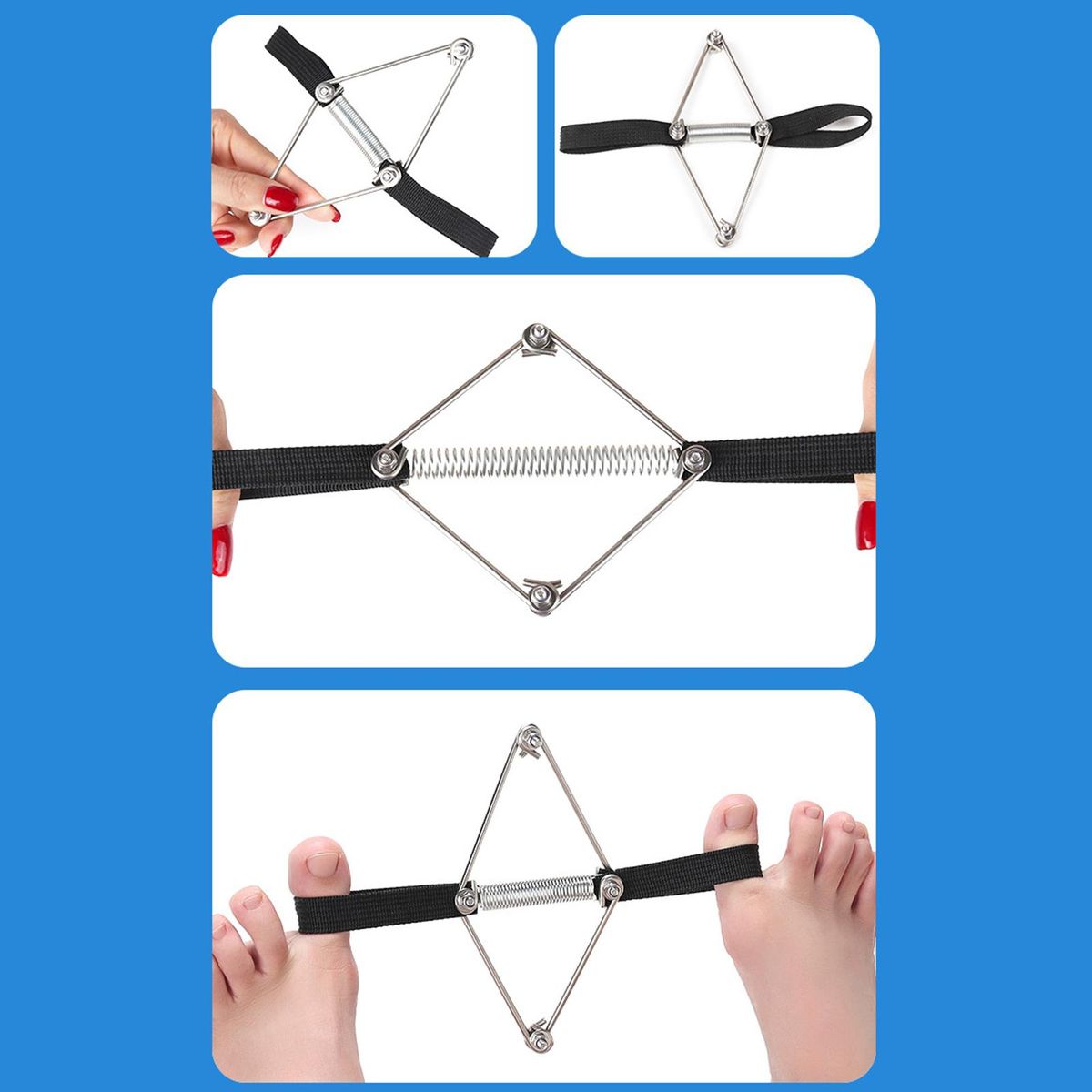 Toe Corrector Bunion Toe Straightener Big Toe Strap Bunion Relief Toe Stretcher Alignment Corrector