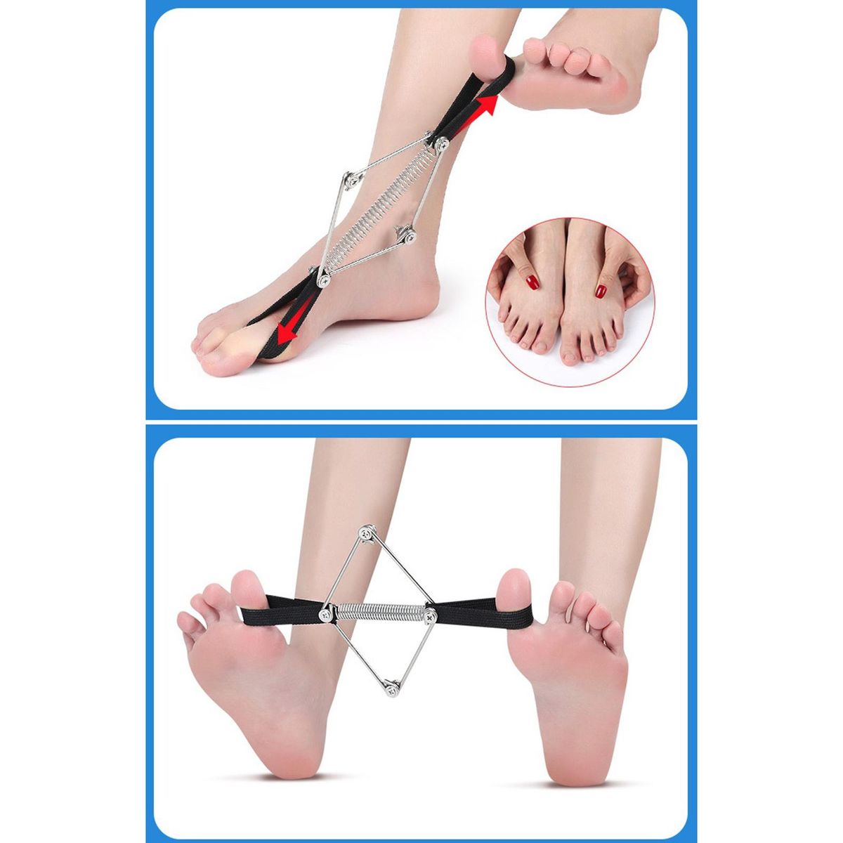 Toe Corrector Bunion Toe Straightener Big Toe Strap Bunion Relief Toe Stretcher Alignment Corrector