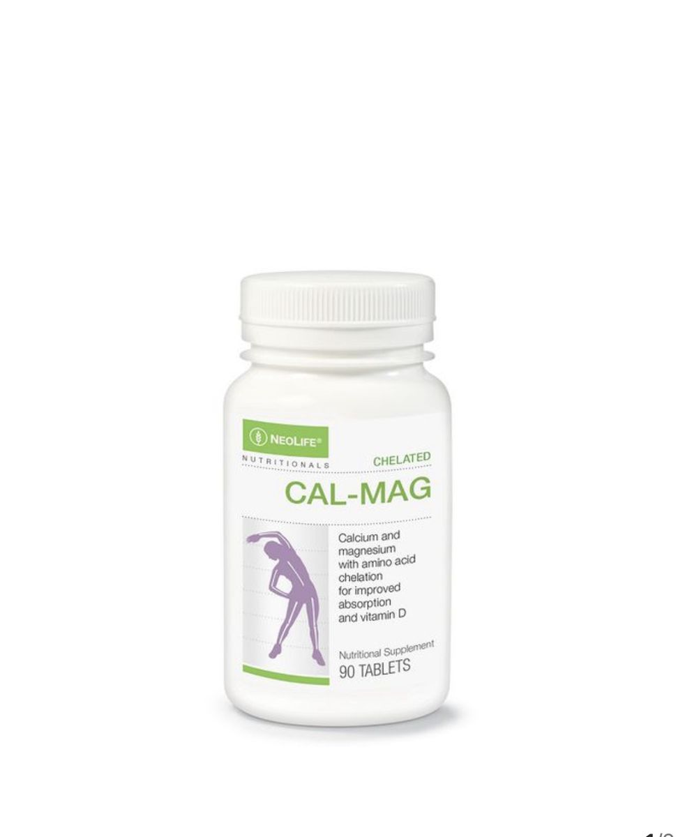 NEOLIFE Chelated Cal-Mag With 500 IU Vitamin D3 - 90 Tablets