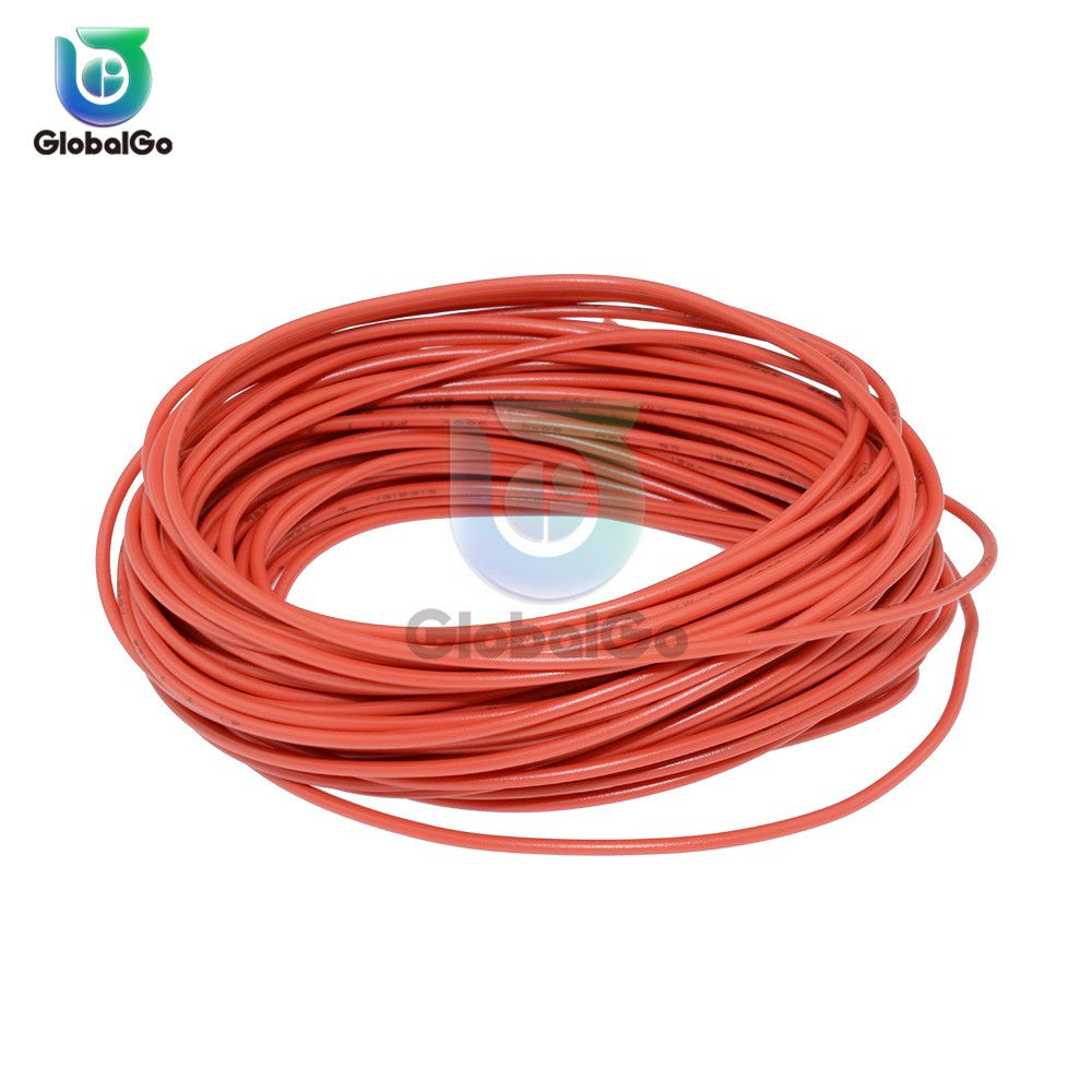 10 Meters UL1007 Wire 24AWG PVC Electronic Cable 80C 300V