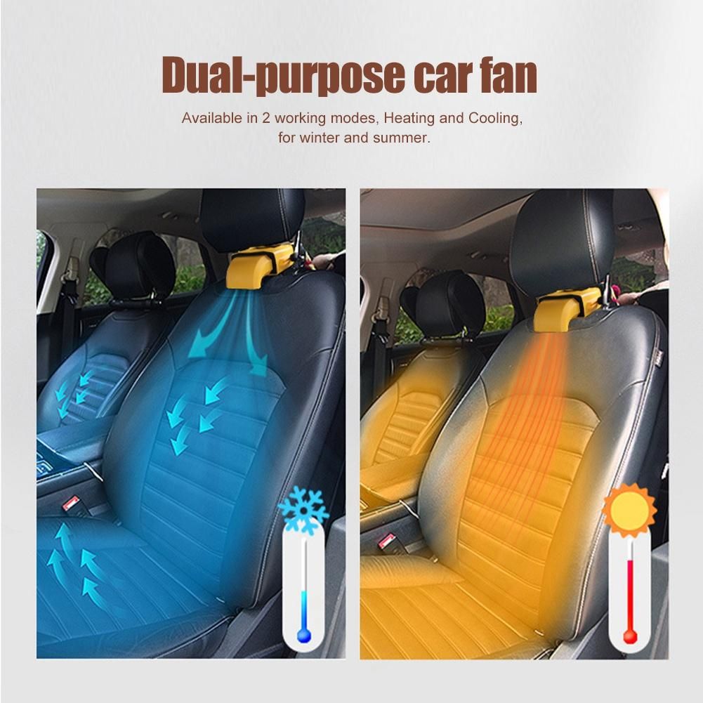 Electric Car Heater 12V Cooling and Heating Fan Dashboard