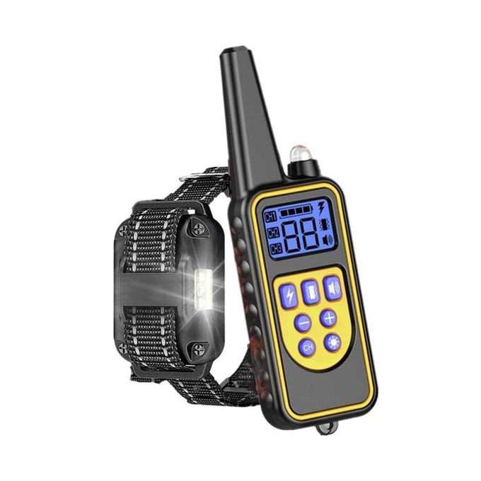 Dog Training Collar Shock Electric Remote Control Nylon Belt