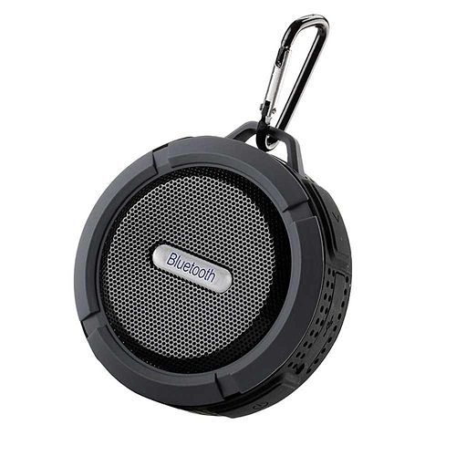 Wireless Bluetooth 3.0 Waterproof Outdoor Shower Speaker With Mic(Gray) HT-S