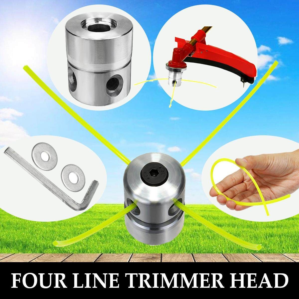1 Kit Of Four Line Head For Trimmer Whipper Snipper Brush Lawn Edger Spare Part