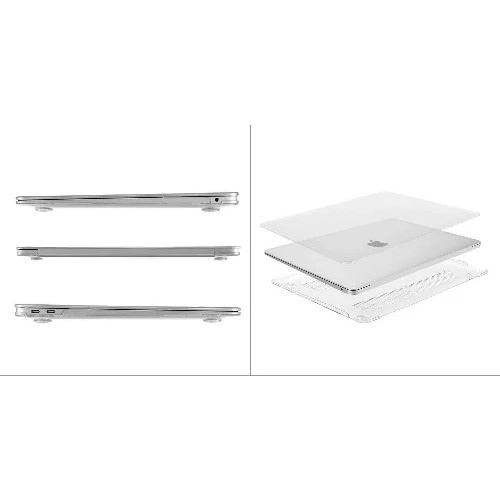 Transparent Shockproof Full Case For MacBook Air 2015/2017 - 3 In 1