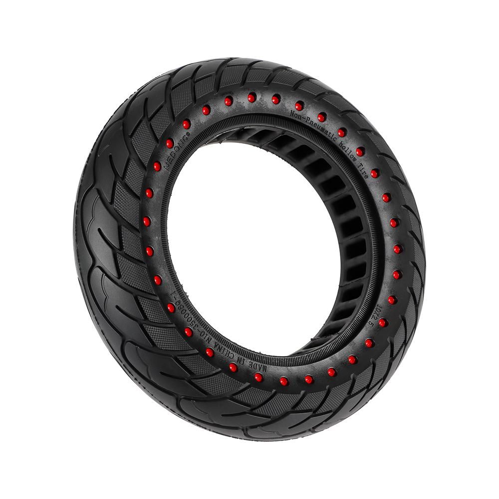 10x2.5 Inner Hollow Honeycomb Solid Tire 10 Inch Electric Scooter Explosion-Proof Tubeless Tire Front/Rear Tire Compatible with Max G30 Electric Scooter 60/70-6.5 Tire