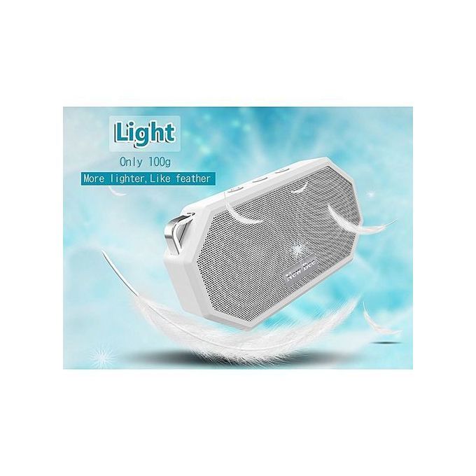 Wireless Bluetooth 4.0 Waterproof Outdoor Shower Speaker With Mic (White) HT-S