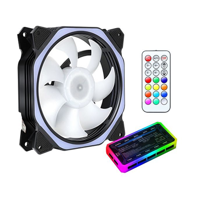 Computer Quiet PC Case Fan Sealed Bearing Adjustable Speed For Set A
