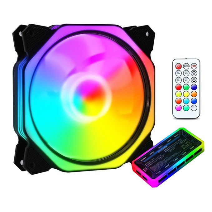 Computer Quiet PC Case Fan Sealed Bearing Adjustable Speed For Set A