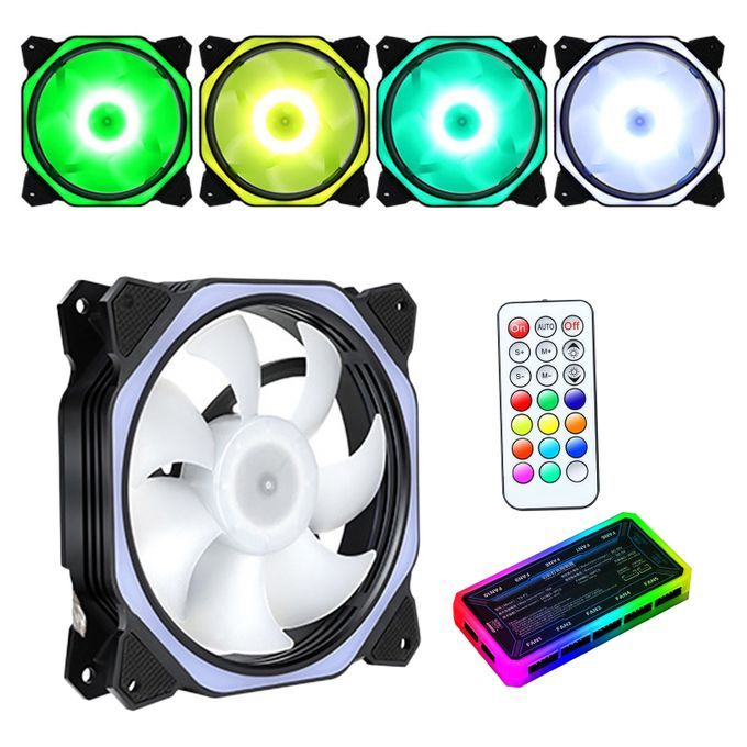 Computer Quiet PC Case Fan Sealed Bearing Adjustable Speed For Set A