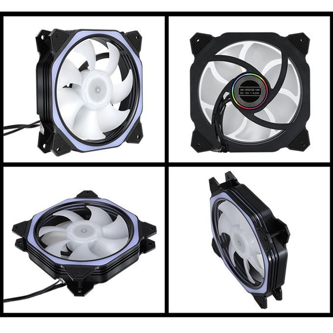 Computer Quiet PC Case Fan Sealed Bearing Adjustable Speed For Set A