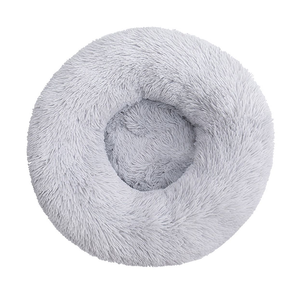 Fluffy Luxe Pet Bed For Dogs Cats, Anti-Slip Waterproof Base