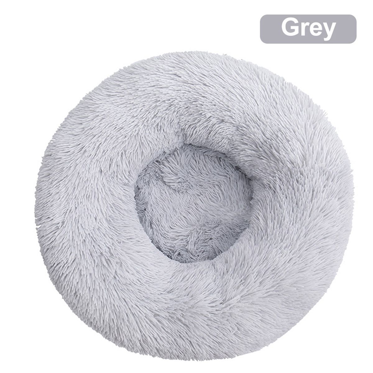 Fluffy Luxe Pet Bed For Dogs Cats, Anti-Slip Waterproof Base
