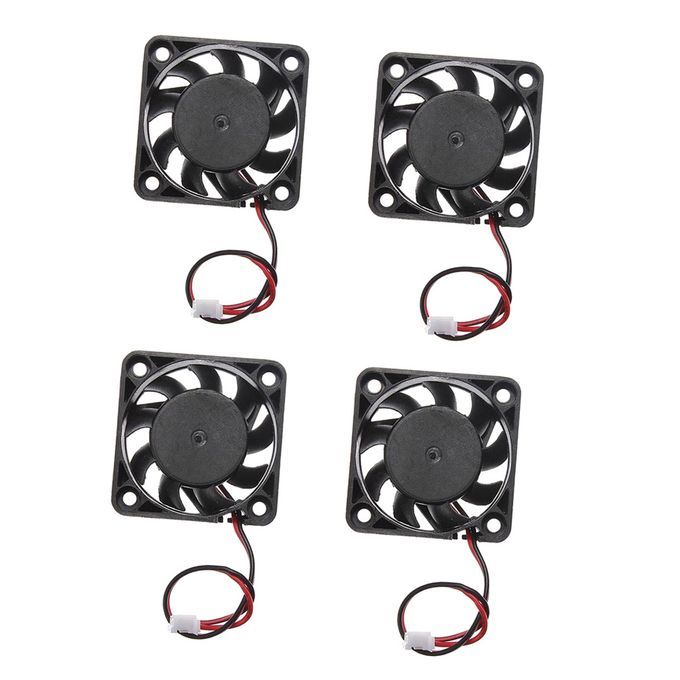 4pieces 12V 2Pin 40mm Mini 4cm Fan Silent Computer Cooler Cooling Fan