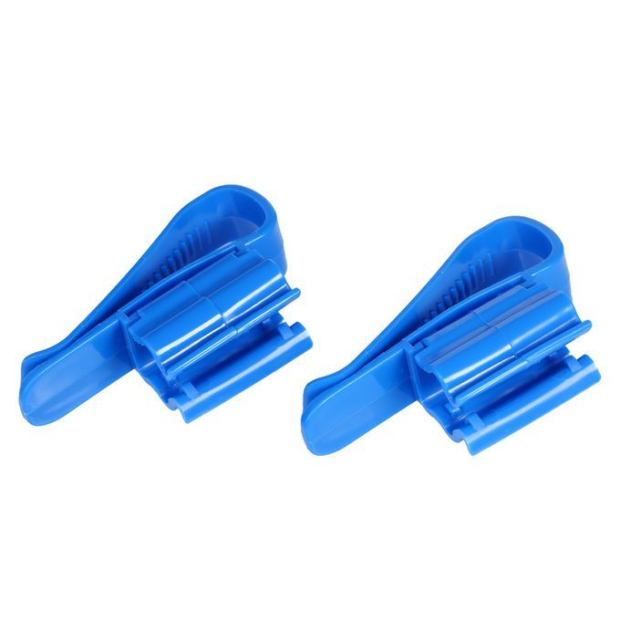 2pcs Multi-functional Hose Holder Blue Plastic Adjustable