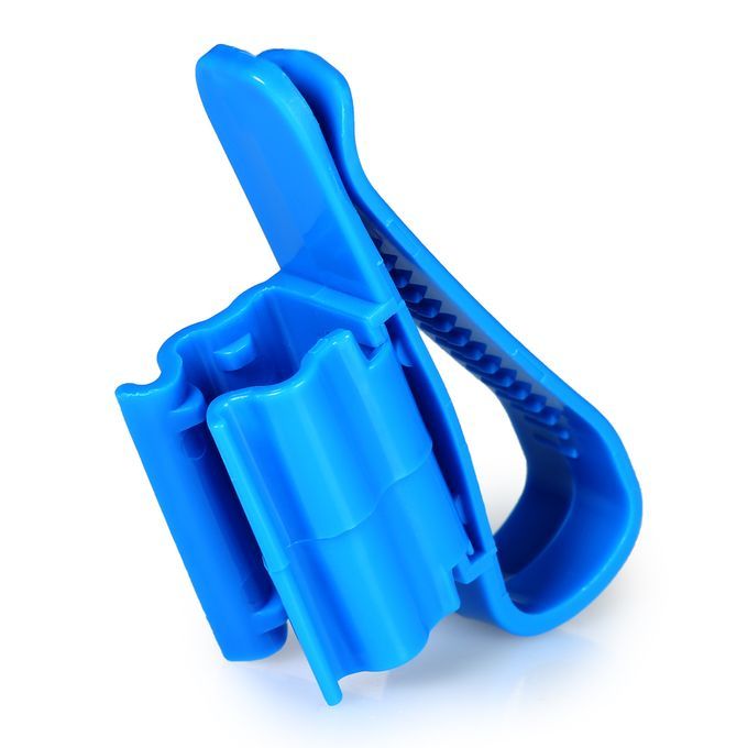 2pcs Multi-functional Hose Holder Blue Plastic Adjustable