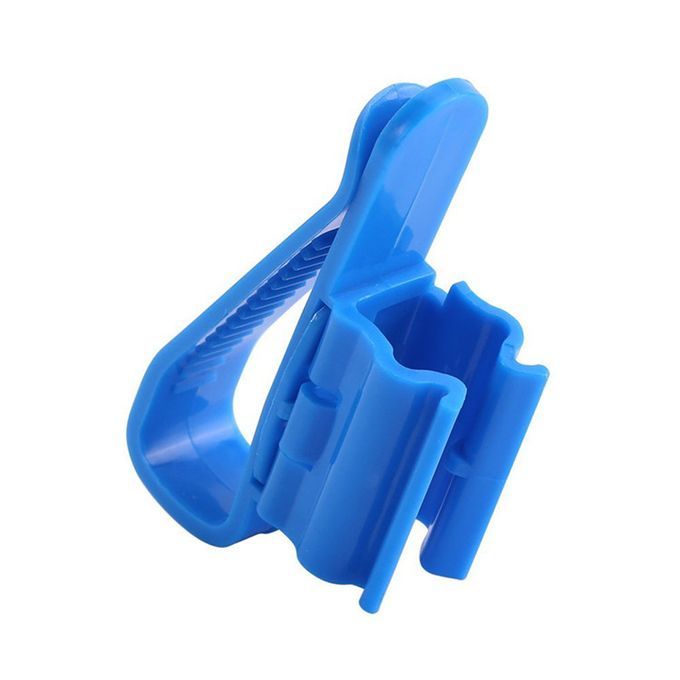 2pcs Multi-functional Hose Holder Blue Plastic Adjustable