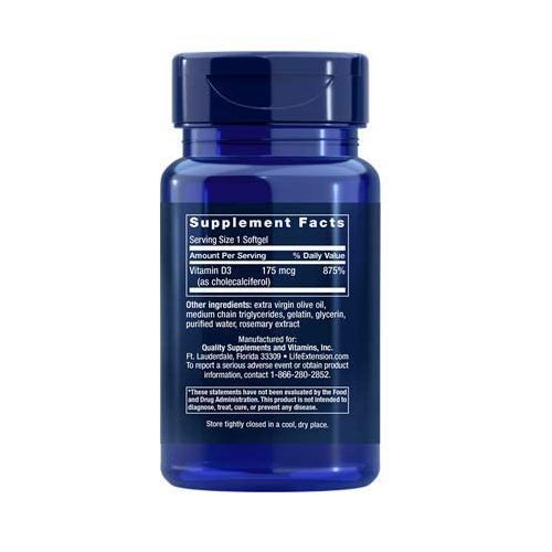 Vitamin D3 175MCG ,7000 IU,60 Softgels Bone And Density