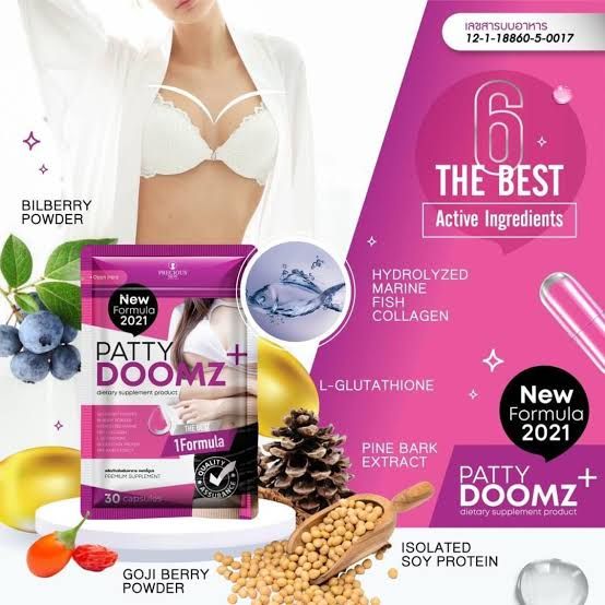 Patty Doomz Plus Breast Enlargement Plus Whitening Capsule
