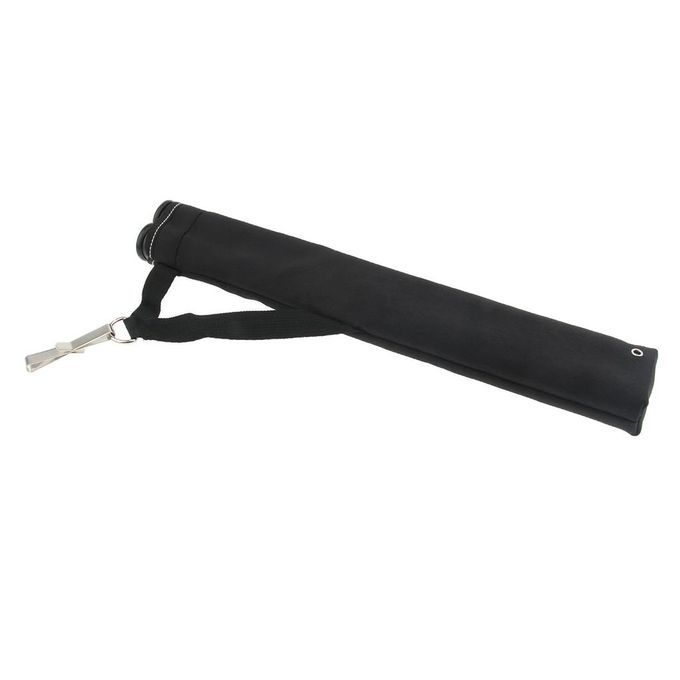 2 Tubes Archery Arrow Quiver Hip Holder Bag With Clip Bow Black