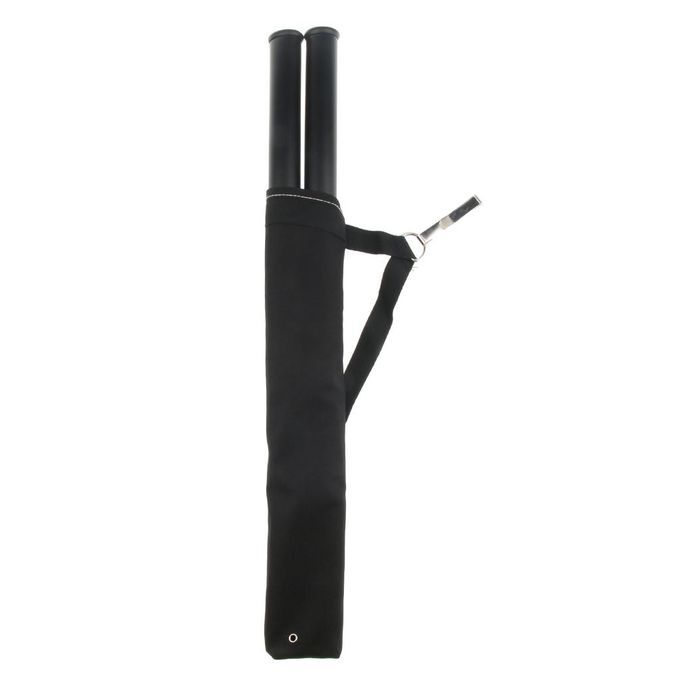 2 Tubes Archery Arrow Quiver Hip Holder Bag With Clip Bow Black
