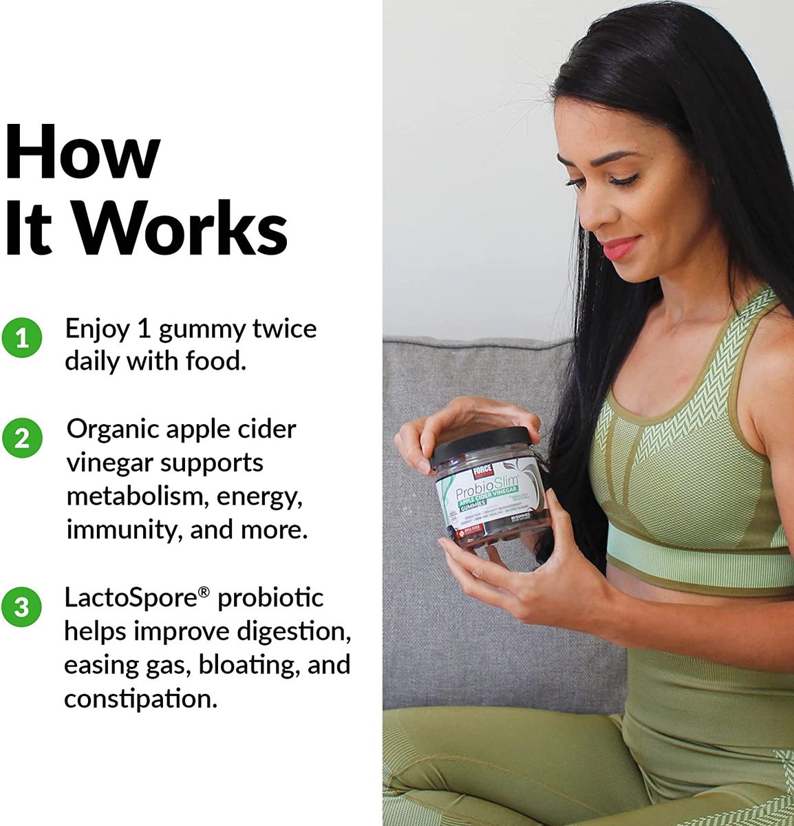 ProbioSlim Apple Cider Vinegar-Immune, Digestion,Blood Sugar