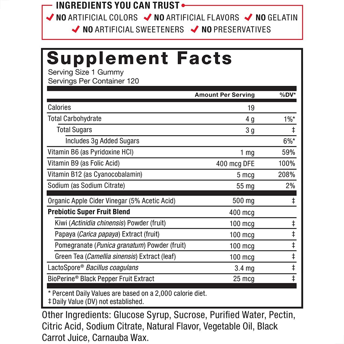 ProbioSlim Apple Cider Vinegar-Immune, Digestion,Blood Sugar