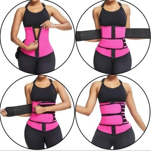 2 Straps Waist Trainer With Zipper