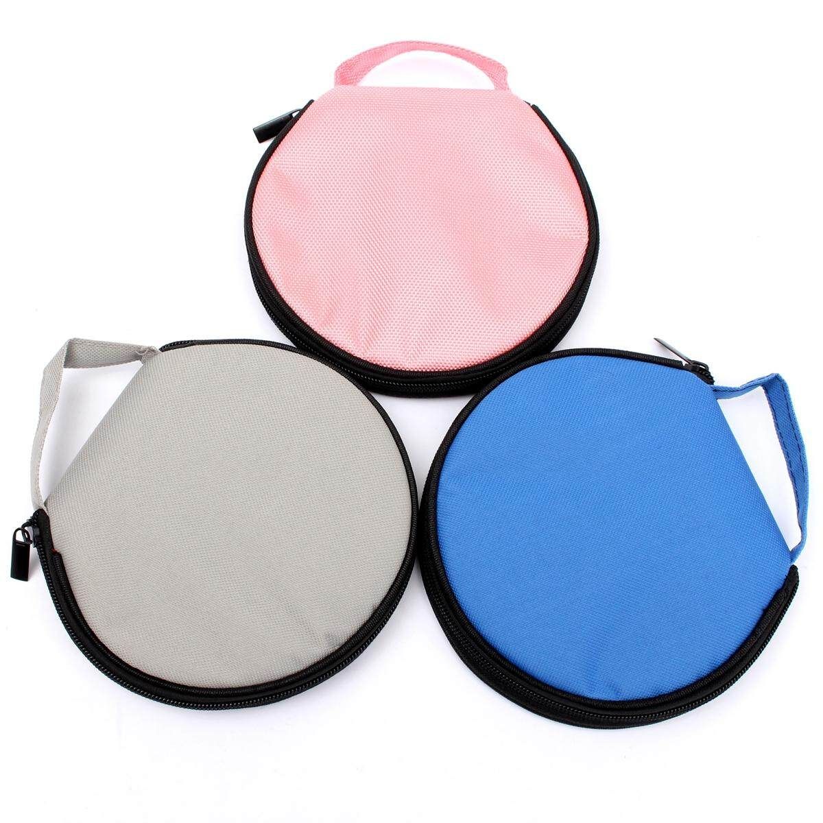 Hot 1PCS 20 Disc CD DVD Case Storage Holder Carry Case Organizer CD DVD Sleeve Wallet Cover Bag Box Holder DJ Storage Cover Beige Beige
