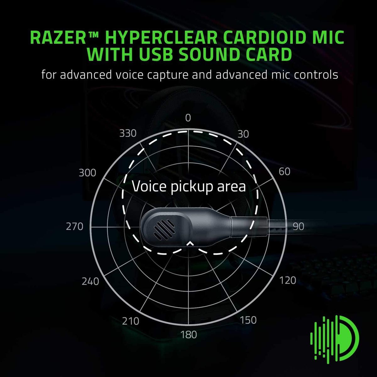 BlackShark V2 Wired Esports Gaming Headset + USB Sound Card
