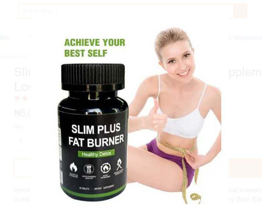 Super Slim Plus Fat Burner Tablets (60 Tablets)