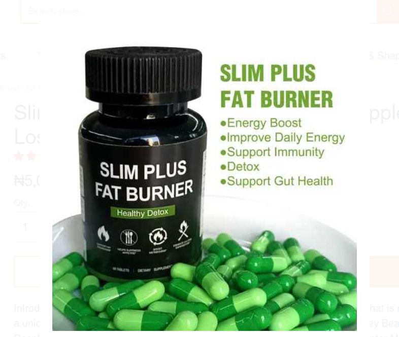 Super Slim Plus Fat Burner Tablets (60 Tablets)